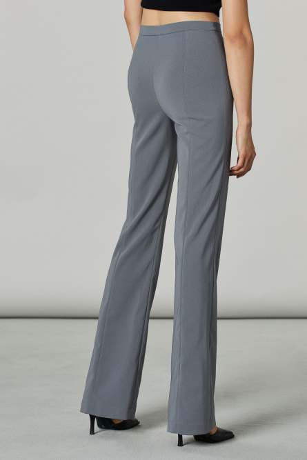 ESSENTIAL flared pants, Grey, Patrizia Pepe