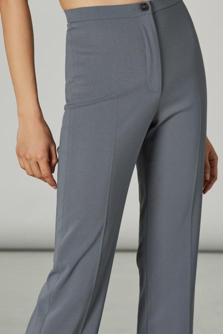 ESSENTIAL flared pants, Grey, Patrizia Pepe