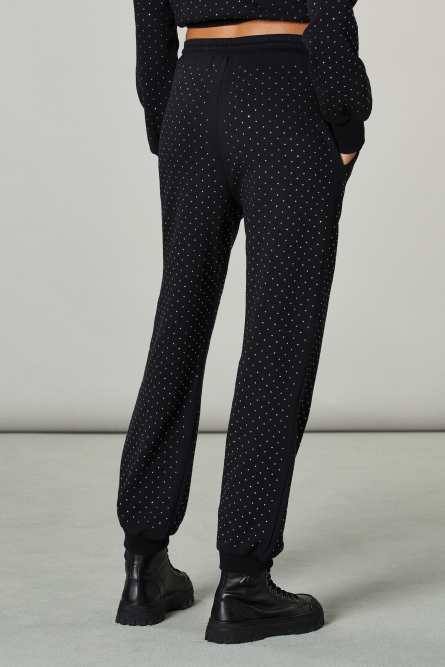Pantaloni borchie, Nero, Patrizia Pepe