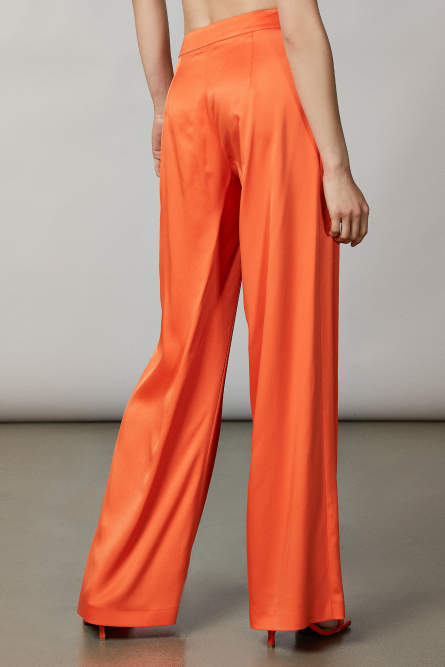 Elegant palazzo pants, Orange, Patrizia Pepe