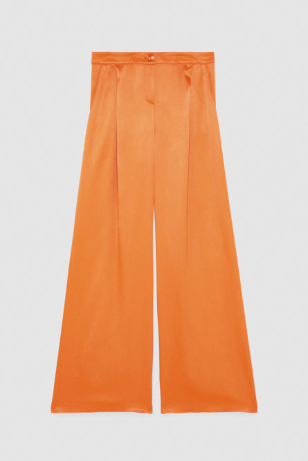 Elegant palazzo pants, Orange, Patrizia Pepe