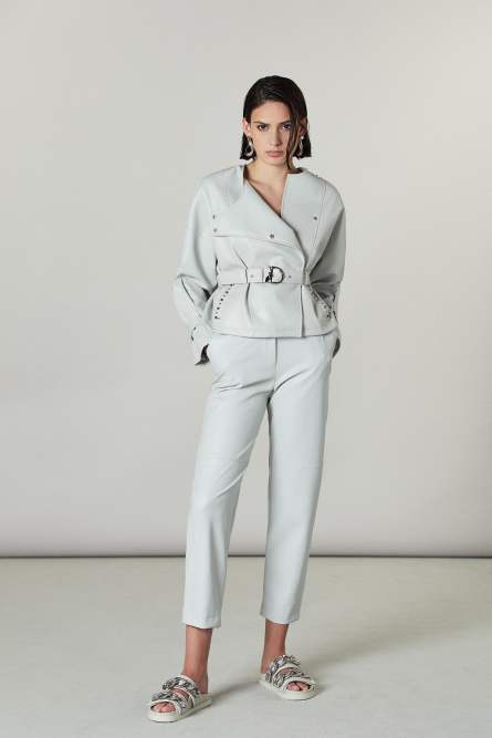 “ESSENTIAL” balloon pants, Grey, Patrizia Pepe
