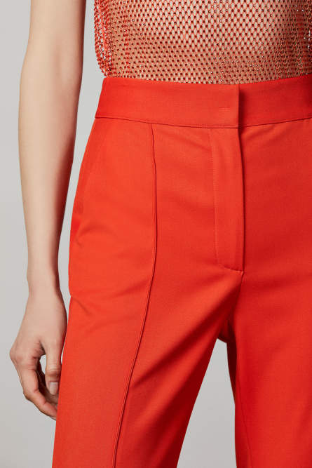Hose mit Schlitz, Orange, Patrizia Pepe