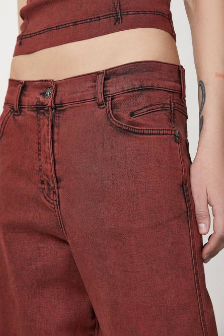 Soft denim pants, Black, Patrizia Pepe