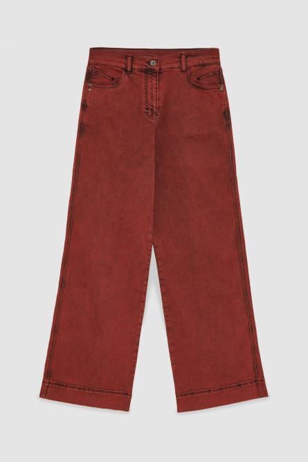 Soft denim pants, Black, Patrizia Pepe