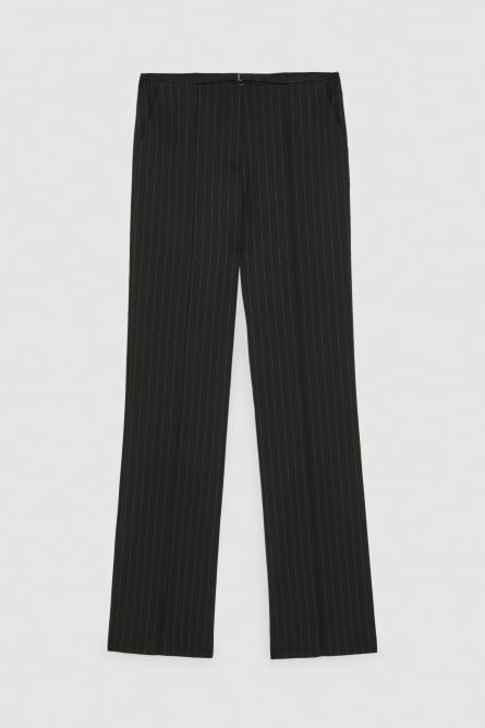 Flannel pants, Black, Patrizia Pepe