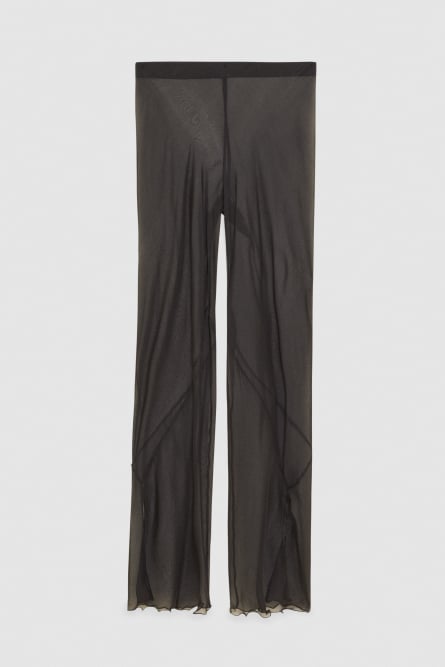Transparente Seidenhose, Schwarz, Patrizia Pepe