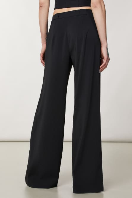 Pantaloni a palazzo ESSENTIAL, Nero, Patrizia Pepe