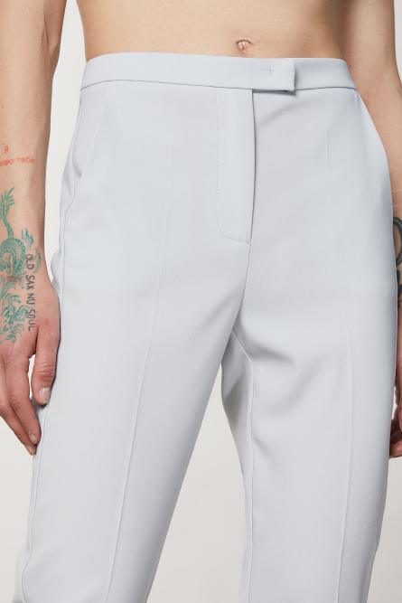 ESSENTIAL cigarette pants, Grey, Patrizia Pepe