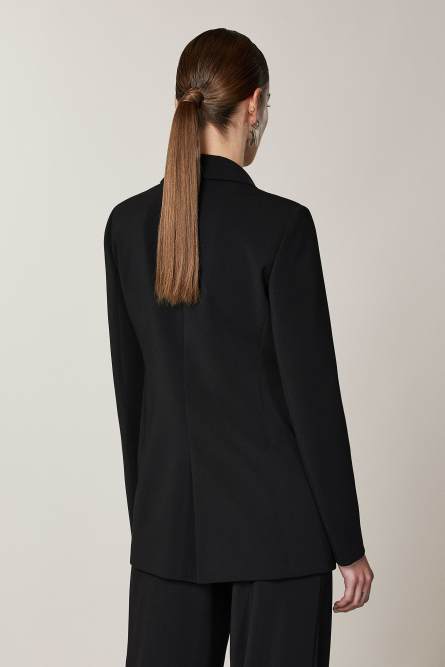 Essential boyfriend jacket, Black, Patrizia Pepe