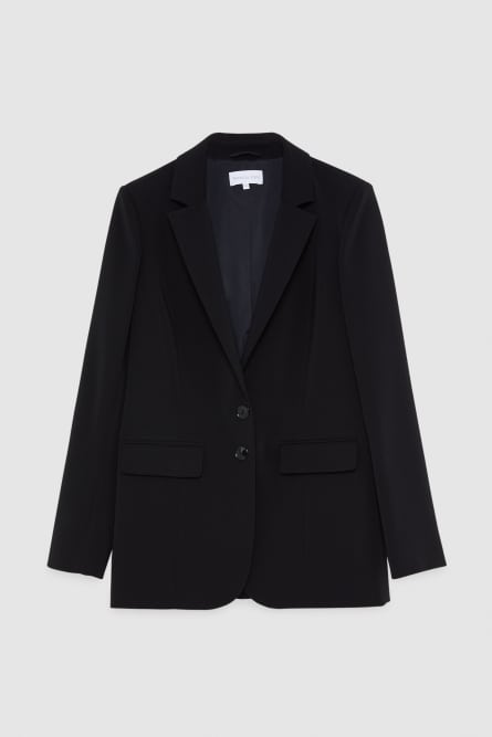 Essential boyfriend jacket, Black, Patrizia Pepe