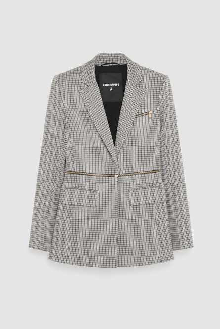 Zip-up jacket, Beige, Patrizia Pepe