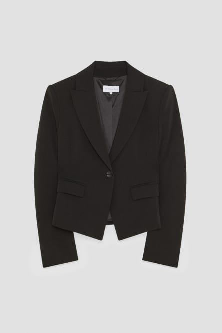 1-Knopf-Blazer &bdquo;ESSENTIAL&ldquo;, Schwarz, Patrizia Pepe