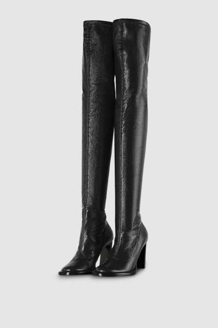 Heeled boots, Black, Patrizia Pepe