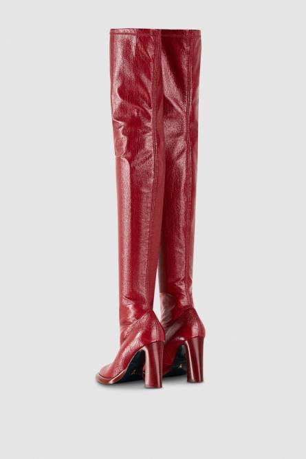 Stiefel mit Absatz, Rot, Patrizia Pepe