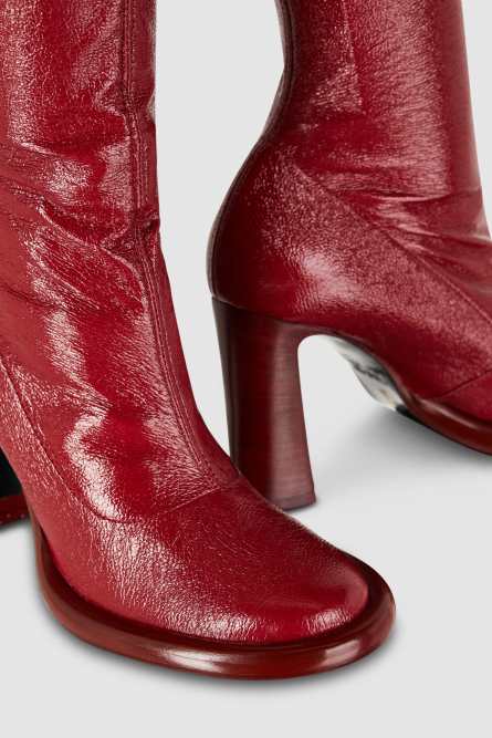 Stiefel mit Absatz, Rot, Patrizia Pepe