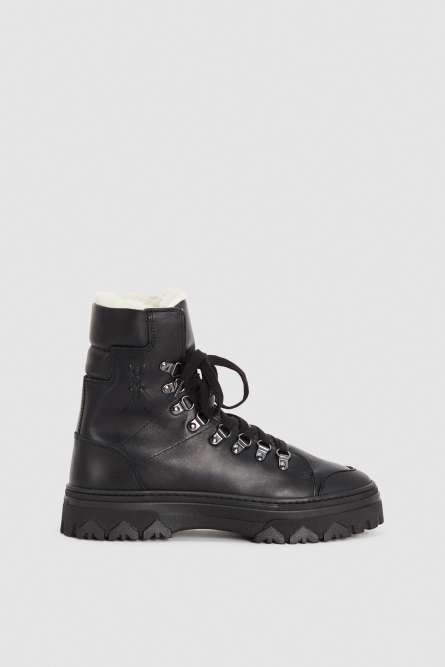 Leather shoes, Black, Patrizia Pepe