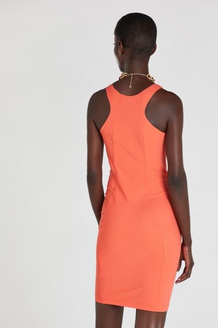 Платье-футляр миди, Розовый, Patrizia Pepe