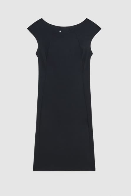 Short sheath dress, Black, Patrizia Pepe