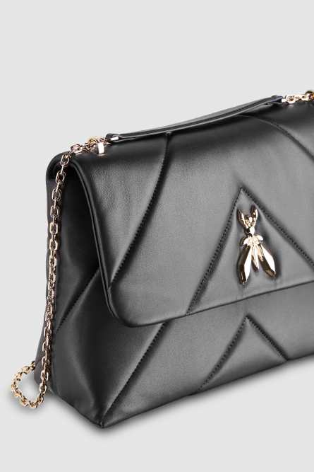 Padded Fly crossbody bag, Black, Patrizia Pepe