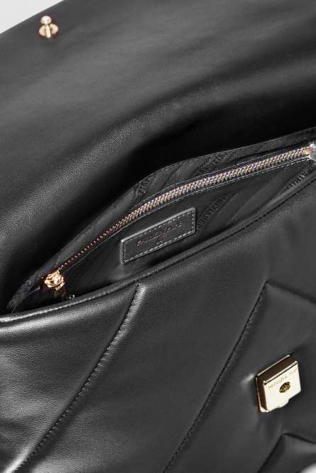 Padded Fly crossbody bag, Black, Patrizia Pepe