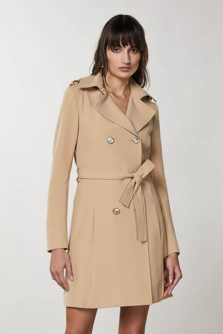 Trench, Beige, Patrizia Pepe