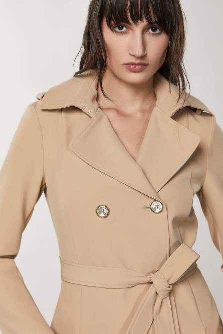 Trench, Beige, Patrizia Pepe