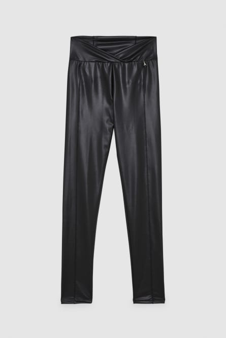 High-waisted pants, Black, Patrizia Pepe