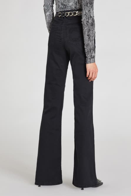 Denim jeggings, Black, Denim