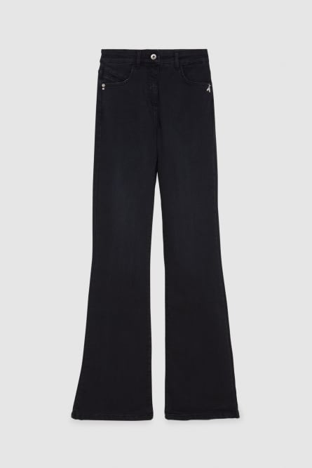 Denim jeggings, Black, Denim