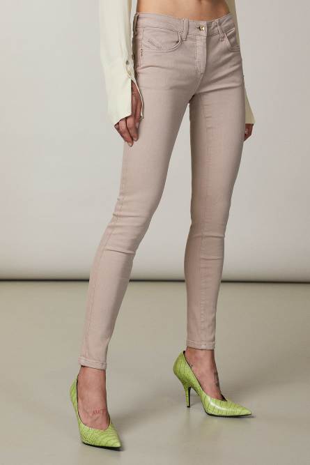 Jeggings, Beige, Denim