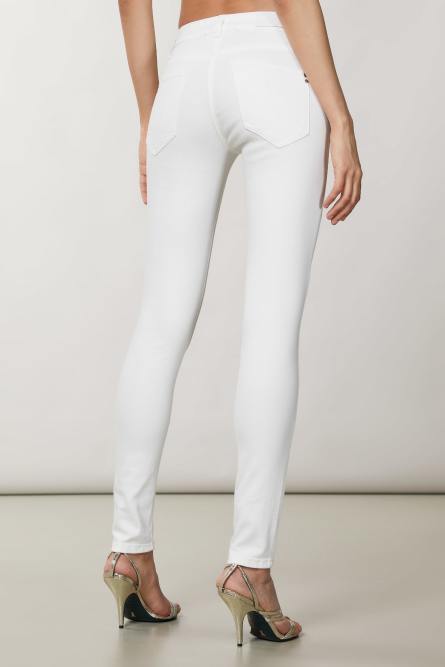 Jeggings, Bianco, Denim
