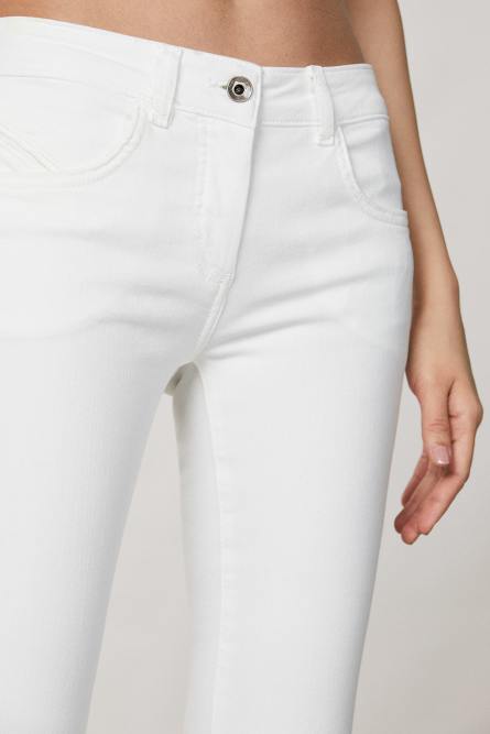 Jeggings, Bianco, Denim
