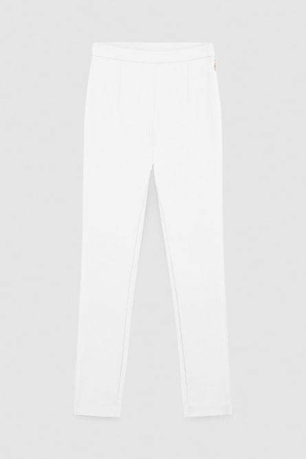 Slim pants, White, Patrizia Pepe