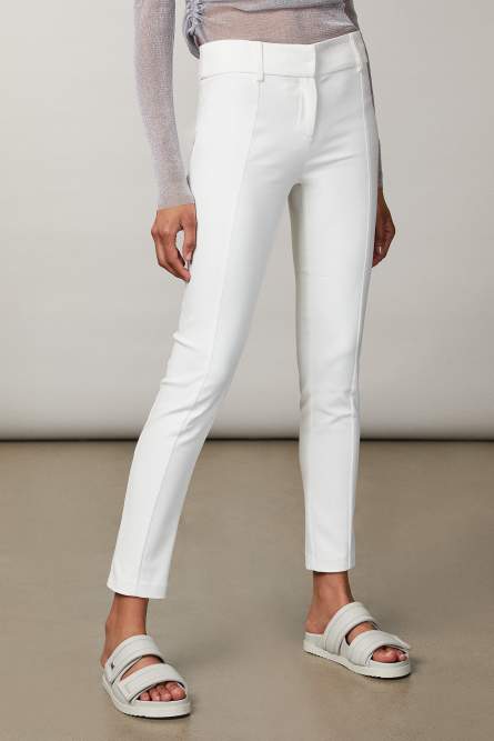 Slim pants, White, Patrizia Pepe