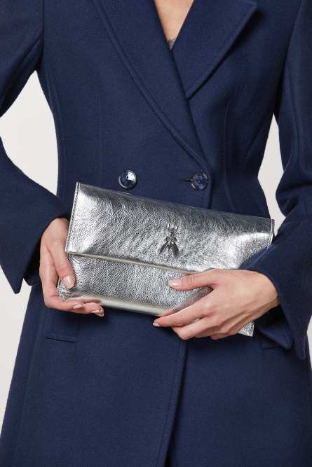 Fly ceremony clutch, Silver, Patrizia Pepe
