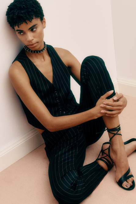 Viscose vest, Black, Patrizia Pepe