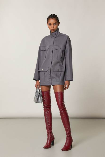 Stiefel mit Absatz, Rot, Patrizia Pepe