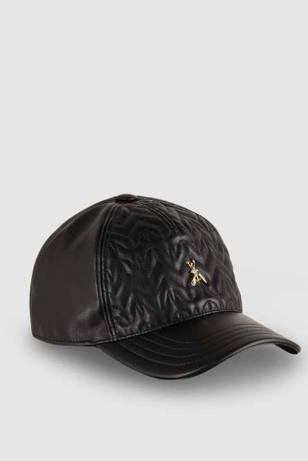 Padded Fly Baseball Cap, Black, Patrizia Pepe