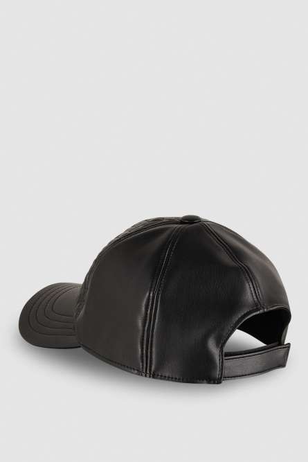Padded Fly Baseball Cap, Black, Patrizia Pepe