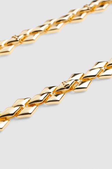 Cintura collana New Chain in ottone, Oro, Patrizia Pepe