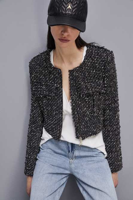Padded Fly Baseball Cap, Black, Patrizia Pepe