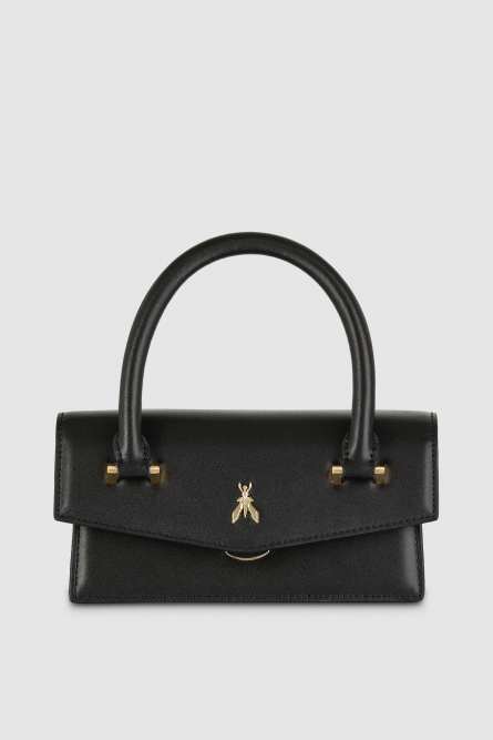 Сумка на ремне Fly Bamby с ручками, Черный, Patrizia Pepe