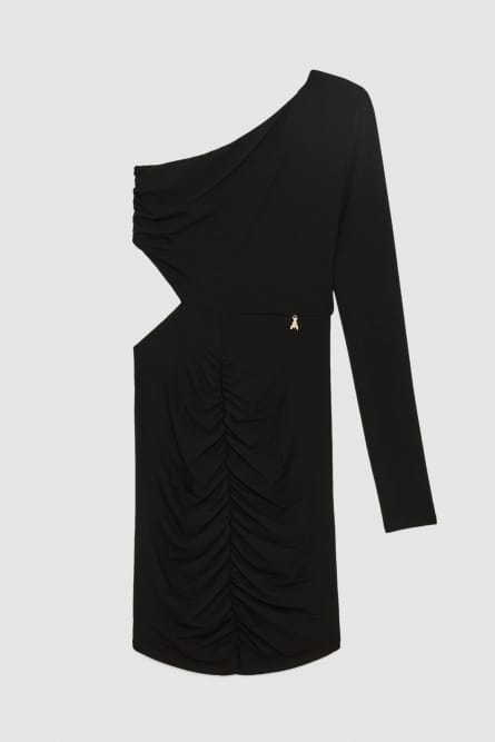 Stretch jersey dress, Black, Patrizia Pepe