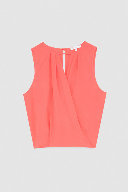 Essential crossover top, Pink, Patrizia Pepe