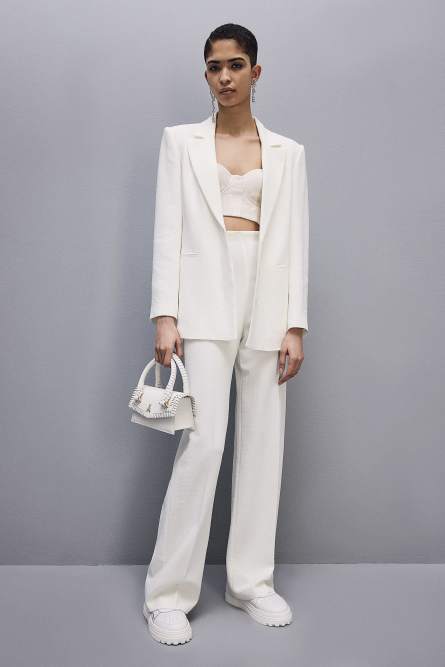 Women's viscose jacket, White, Patrizia Pepe