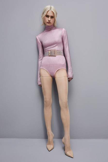 Cuissardes en tulle, Beige, Patrizia Pepe