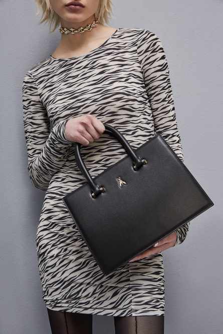 Сумка Fly Bamby Shopper, Черный, Patrizia Pepe