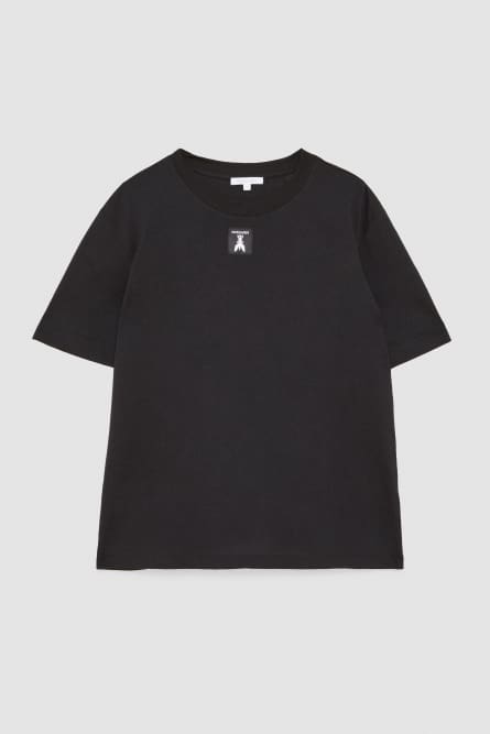 Organic cotton t-shirt, Black, Patrizia Pepe