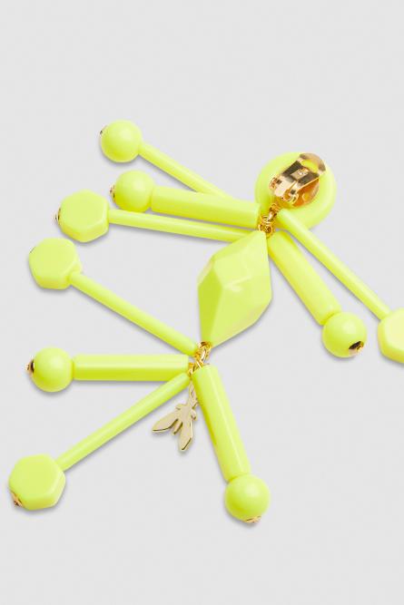 Orecchini con applicazione Fly Techno Pop, Giallo, Patrizia Pepe